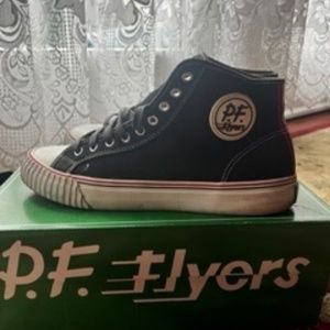 PF. Flyers Black Center Hightop Sneaker
